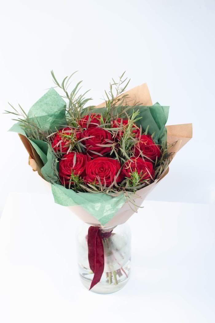 Luxury Red Rose Bouquet image
